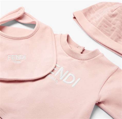 tutina fendi neonato rosa|fendi per bambini.